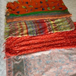 Scarves Lot- NWOT-  im just not a scarf person lol